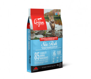 Orijen Six Fish Cat sausas maistas katėms 1,8 kg