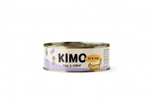 Kimo Tuna&Shrimp konservtoit kassidele (70g x 24tk.)