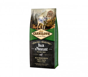 Carnilove Duck&Pheasant for Adult sausā barība pieaugušajiem bez graudaugiem ar pīli un fazānu 1,5 kg