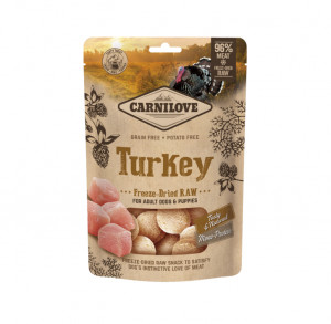 Carnilove Dog skanėstas šunims Freeze-dried Raw Turkey 60g