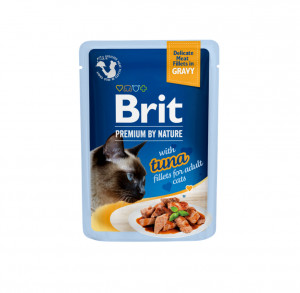 Brit Premium Delicate Tuna in Gravy konservi kaķiem ar tunci 85 g