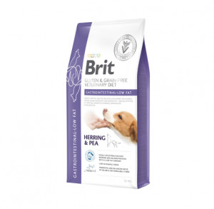 Brit GF Veterinary Diets Dog Gastrointestinal - Low Fat sausā suņu barība 12kg