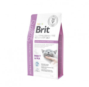 Ārstnieciskā sausā kaķu barība bez graudaugiem Brit Grain Free Veterinary Diets Cat Ultra-Hypoallergenic 2kg