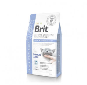 Ārstnieciskā sausā kaķu barība bez graudaugiem Brit GF Veterinary Diets Cat Calm Stress Relief 5kg