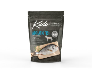 Kudo Adriatic Fish Senior Light sausas pašaras vyresniems šunims 3 kg