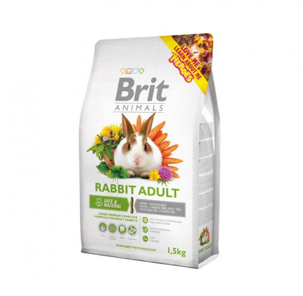 Barība pieaugušiem trušiem Brit Animals 1,5 kg