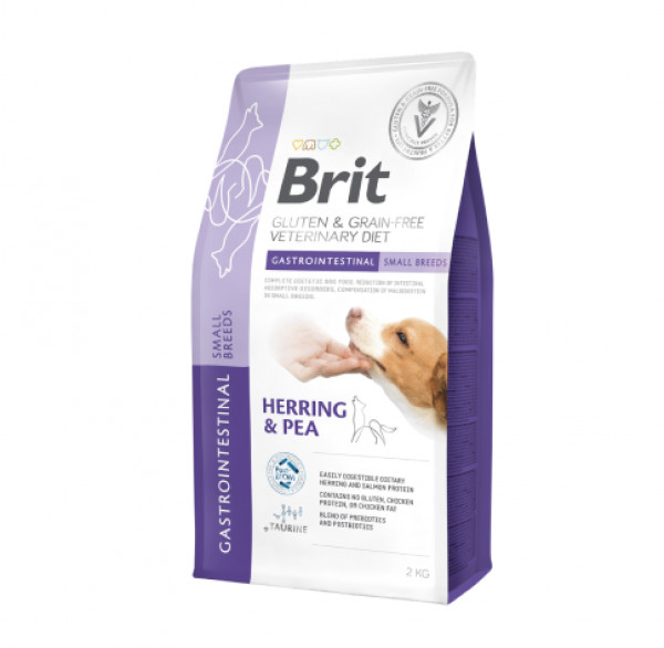 Teraviljavaba terapeutiline koerte kuivtoit Brit Grain Free Veterinary Diets Gastrointestinal Small Breeds 2 kg