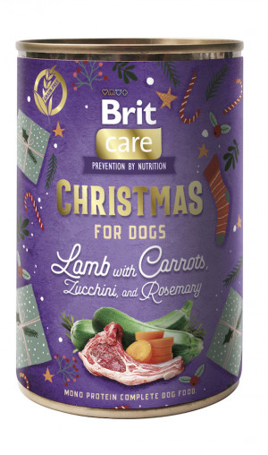 Brit Care konservuotas pašaras šunims Christmas Lamb 400 g