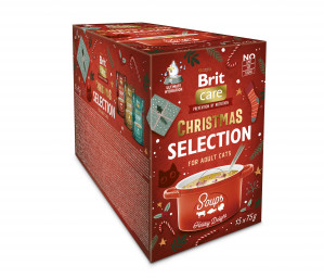 Brit Care Cat Soup Christmas sriubų katėms rinkinys 15 vnt x 75 g