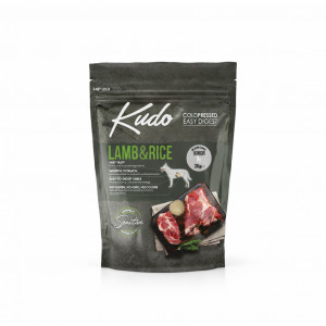 Kudo Lamb&Rice Medium Maxi Junior sausas pašaras jauniems šunims 3 kg