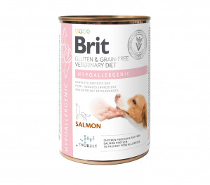 Brit GF Veterinary Diets konservuotas pašaras šunims Hypoallergenic 400 g