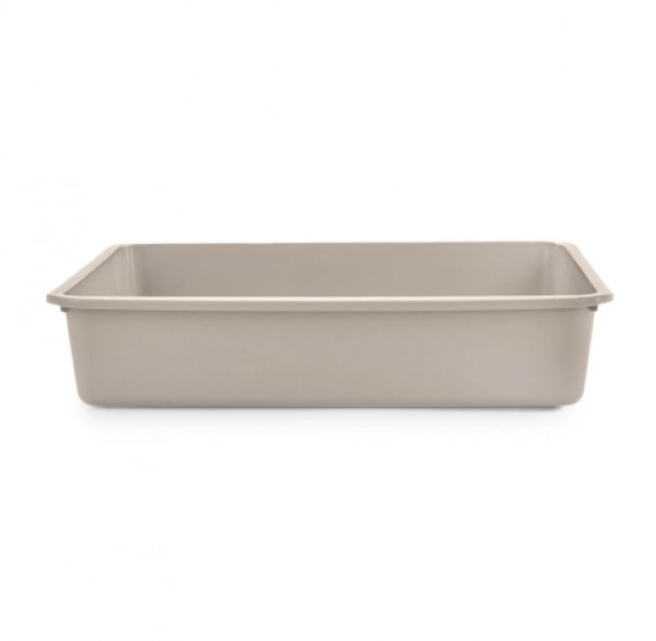 Atvērta kaķu tualete 42x33x9 cm pelēka