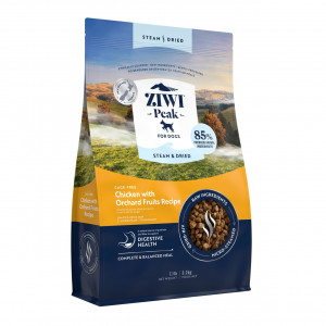 Ziwi Peak Steam&Dried Dog Chicken with Orchard Fruits koera kuivtoit 3,2 kg