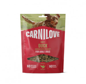 CARNILOVE Soft Snack Duck enriched with Rosemary skanėstai šunims 200 g