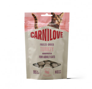 Carnilove Freeze-Dried Snack Turkey skanėstai katėms 40 g