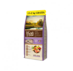 Sam's Field Adult Salmon sausas pašaras šunims su lašiša 13+2 kg