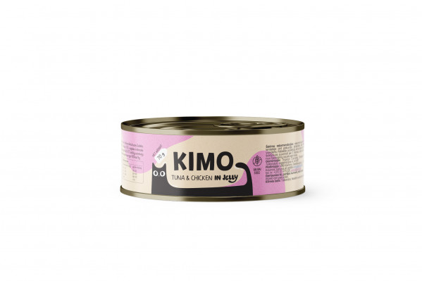 Kimo Tuna&Chicken in Jelly konservi kaķiem 70 g
