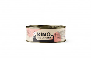 Kimo Chicken&Tuna in Jelly konservi kaķiem 70 g