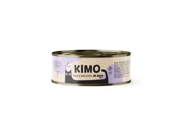 Kimo Tuna&Mackerel in Jelly konservi kaķiem 70 g