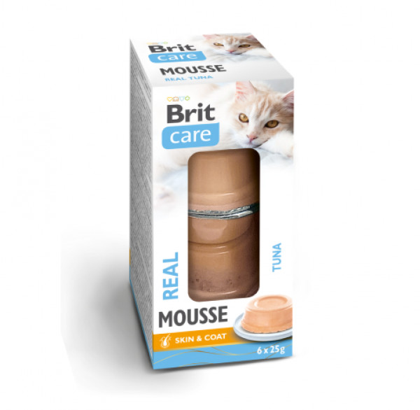 Brit Care Cat Mousse Real Tuna skanėstai katėms 150 g