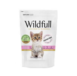 Wildfull Cat Rabbit Kitten sausā barība kaķēniem 400 g