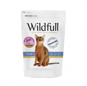 Wildfull Cat Salmon Sterilised sausā barība kaķiem 400 g
