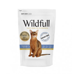 Wildfull Cat Turkey Sterilised sausā barība kaķiem 400 g
