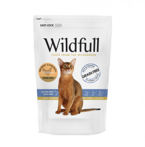 Wildfull Cat Chicken Sterilised kuivtoit kassidele 400 g