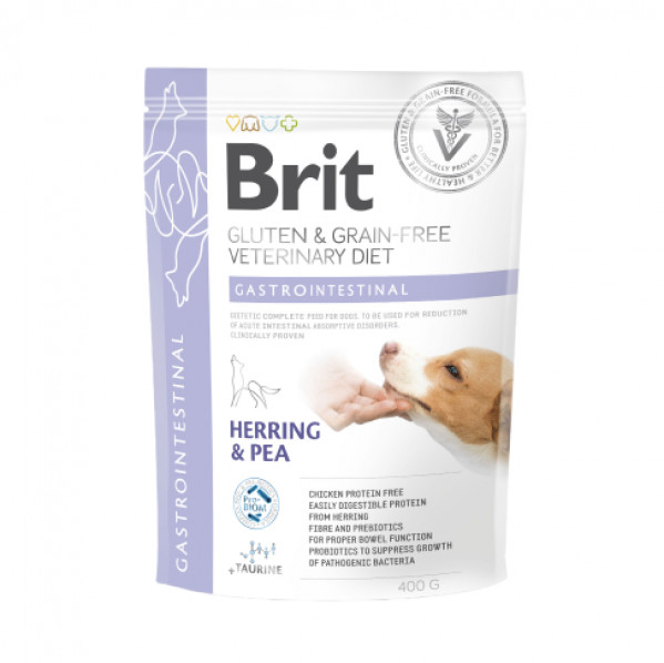 Ārstnieciskā sausā barība suņiem bez graudaugiem Brit Grain Free Veterinary Diets Gastrointestinal 400 g