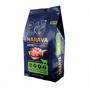 Narava High Premium Lamb Adult sausas pašaras šunims 15 kg