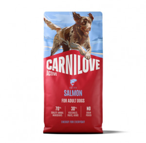 CARNILOVE ACTIVE Dog Salmon for Adult sausā barība suņiem 12 kg
