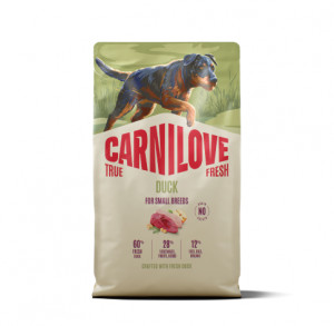 CARNILOVE TRUE FRESH Dog Duck Small Breeds sausā barība suņiem 4 kg