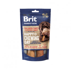 Brit Premium By Nature Dog Collagen Chews Tubes with Turkey skanėstai šunims 80 g
