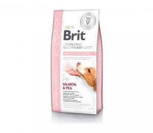 Brit GF Veterinary Diets Dog Hypoallergenic sausas pašaras šunims 12 kg