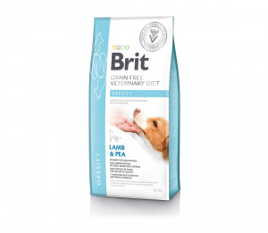 Ārstnieciskā sausā suņu barība bez graudaugiem Brit Grain Free Veterinary Diets Obesity 2 kg