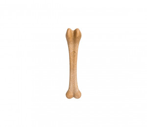 Gumijas rotaļlieta kauls suņiem Spot ar bambusa šķiedru 18,4 cm