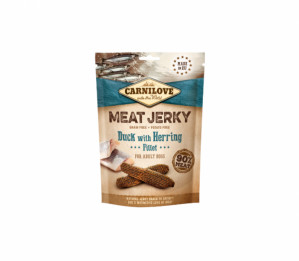Carnilove Jerky Duck&Herring Filee maiused koertele pardi ja heeringaga 100 g